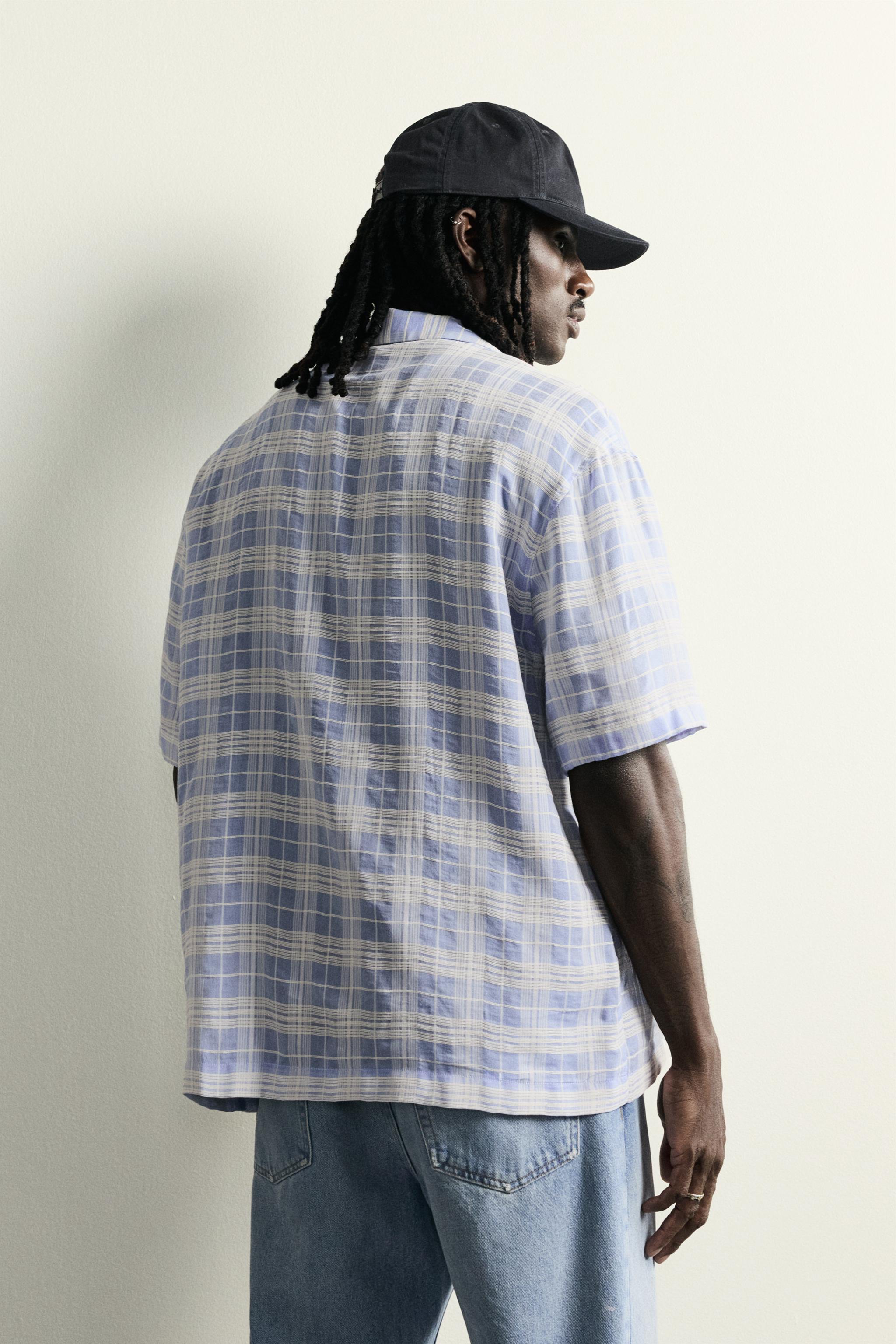 CHEMISE EN JACQUARD À CARREAUX